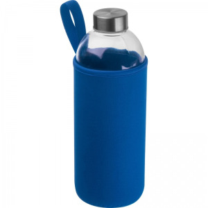 Butelka szklana z pokrowcem 1000 ml JESSICA Niebieski