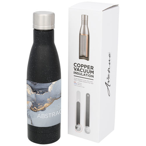 Vasa cętkowana butelka z miedzianą izolacją próżniową o pojemności 500 ml Czarny 10051800 (1)