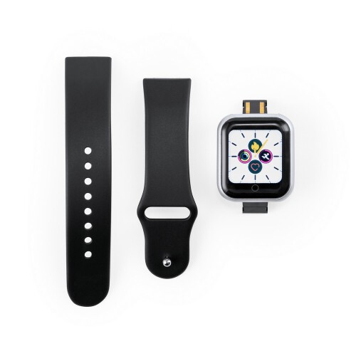 Monitor aktywności, bezprzewodowy zegarek wielofunkcyjny czarny V0143-03 (1)
