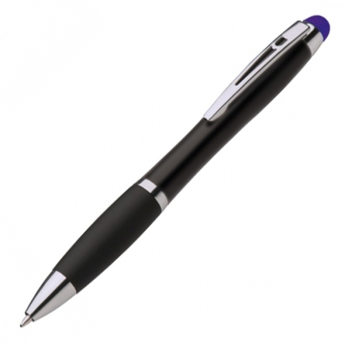 Długopis metalowy touch pen lighting logo LA NUCIA fioletowy 054012 