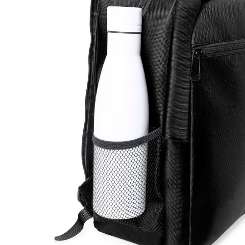 Plecak na laptopa 15" z nylonu z recyklingu Czarny V1087-03 (2)