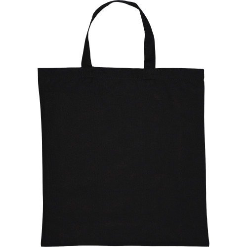 Torba bawełniana z krótkimi uszami 140 g/m2 BREGENZ Czarny 068003 