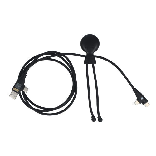 Xoopar Mr. Bio Long 60 W PD kabel do ładowania 1.2 metra Czarny LT41024-N0002 (2)