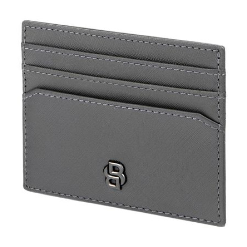 Etui na karty Double B Saffiano Black Szary HLC526H (3)