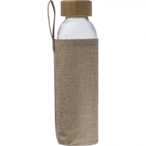 Butelka szklana z pokrowcem 500 ml CARLOTTA Przeźroczysty 6233566 (5)