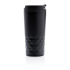 Geometryczny kubek termiczny 300 ml Czarny P432.361 (1) thumbnail