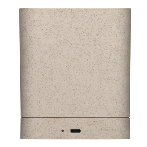 Ładowarka bezprzewodowa 5W ze słomy pszenicznej, hub USB 2.0, pojemnik na przybory do pisania, stojak na telefon Neutralny V0116-00 (3)