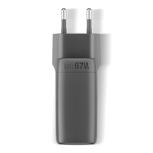 Fresh 'n Rebel ładowarka do laptopa 67W GaN USB-C i USB-A Ciemnoszary LT49750-N0060 (2)