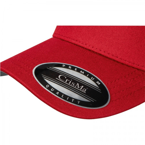 Czapka z daszkiem bawełniana 5 paneli 290 g/m2 AXEL Czerwony 5391805 (6)