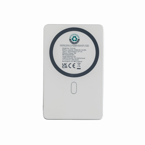 Power bank 5000 mAh, ładowarka bezprzewodowa 5W Orion Srebrny P322.6002 (2)