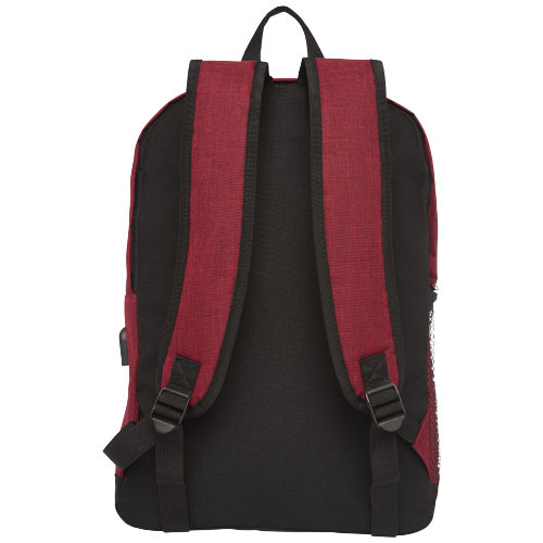 Biznesowy plecak na laptopa 15,6 cala Hoss Heather dark red 12051102 (4)