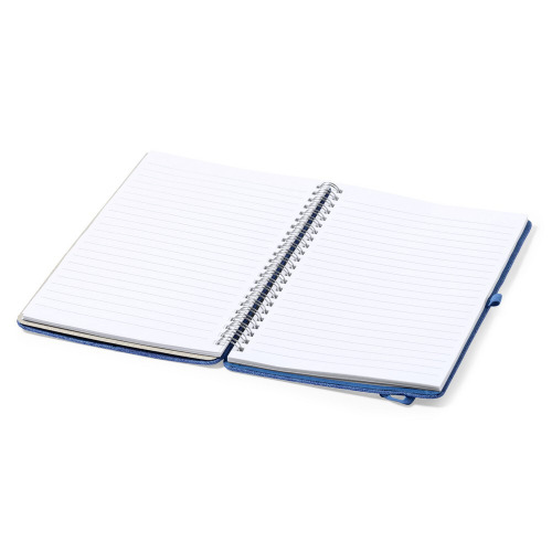 Notatnik RPET ok. A5, stojak na telefon, stojak na tablet Niebieski V0594-11 (5)