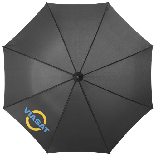 Parasol automatyczny Lisa 23'' z drewnianą rączką Czarny 19547903 (2)