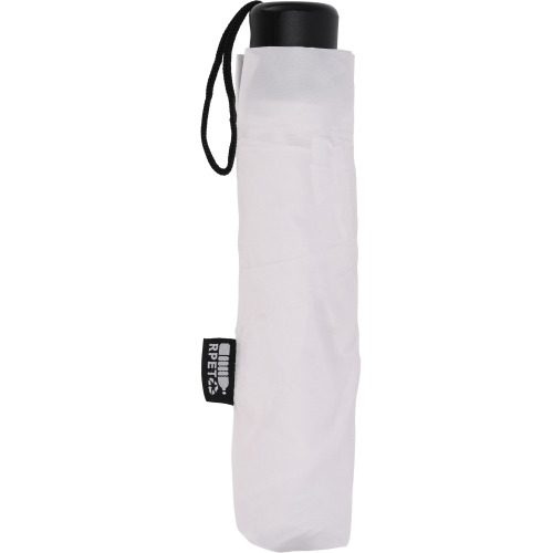 Parasol manualny rPET Ø98 cm NORTHAMPTON Biały 433606 