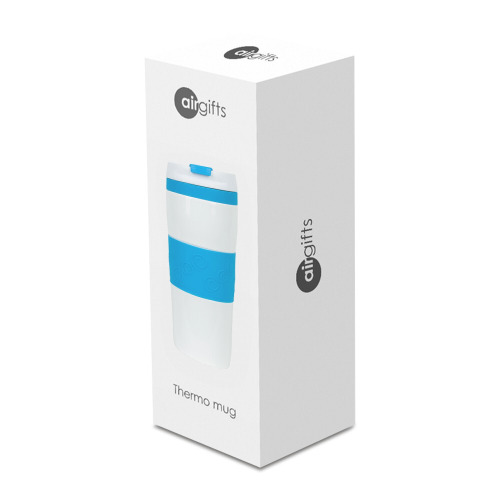 Kubek termiczny 400 ml Air Gifts | Thomas Niebieski V0587-11 (12)