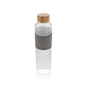 Szklana butelka 750 ml w pokrowcu Neutralny