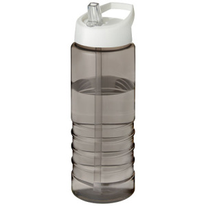 H2O Active® Eco Treble bidon z pokrywką z tutką o pojemności 750 ml  Ciemnografitowy