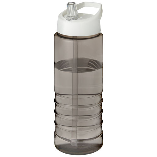 H2O Active® Eco Treble bidon z pokrywką z tutką o pojemności 750 ml  Ciemnografitowy 21048201 
