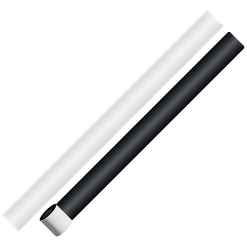 RFX™ reflective odblaskowa opaska zatrzaskowa z PVC o długości 38 cm Biały 1PR00201 (4)