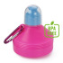 Bidon, składana butelka sportowa 600 ml z karabińczykiem różowy V7619-21 (2) thumbnail