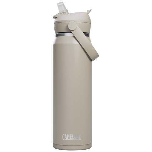 Camelbak® Thrive Flip VSS butelka na wodę ze stali nierdzewnej o pojemności 750 ml ze składaną słomką Jasnoszary 10088880 