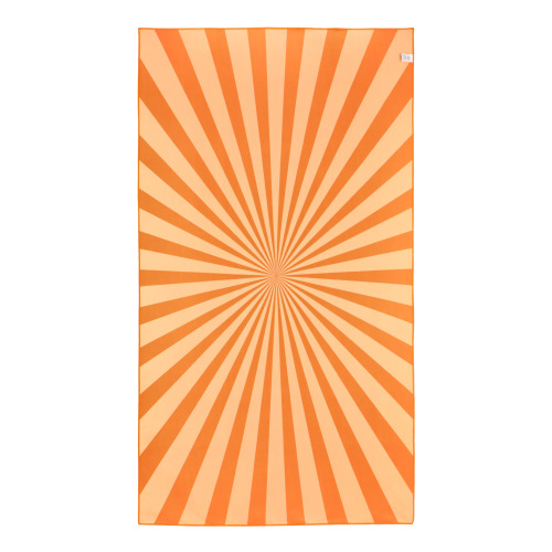 Szybkoschnący ręcznik plażowy R-PET 100×180 cm, sublimacja Pomarańczowy LT97215-N0026 (2)