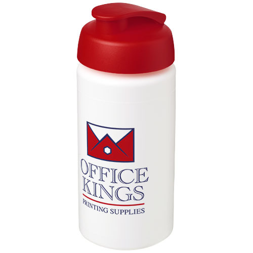 Bidon Baseline® Plus o pojemności 500 ml z wieczkiem zaciskowym i uchwytem Biały 21007203 (1)