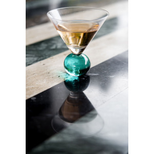 SZKLANKI SPICE 2PAK, TRANSPARENTNY/ZIELONY