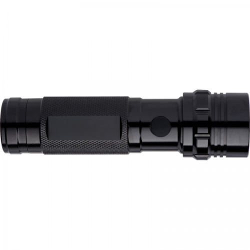 Latarka metalowa 14 LED ERASMO Czarny 8842203 (6)