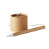 Długopis z papierową podstawką Beżowy MO6278-13 (2) thumbnail