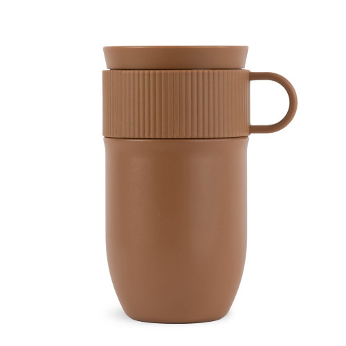 Izolowany kubek Sagaform Ted, 280 ml, szczelny, można myć w zmywarce Brązowy LT52131-N0051 