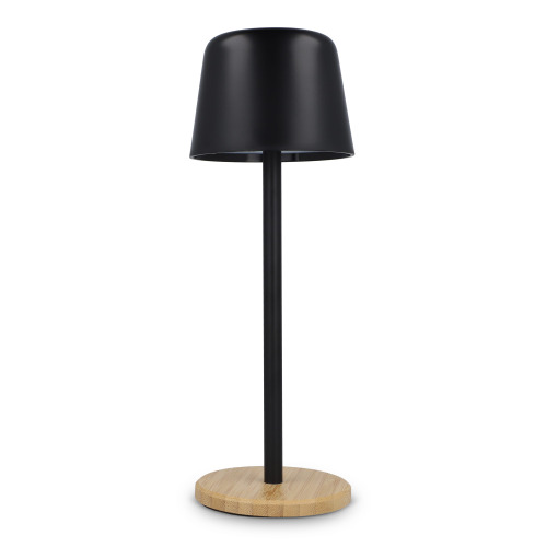 Lampa stołowa Solis z regulacją jasności i podstawą z bambusa Czarny LT93353-N0002 (2)
