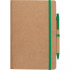 Notatnik A5 z czystymi stronami i długopisem z materiałów z recyklingu CHLOE Zielony 2377609 (4) thumbnail