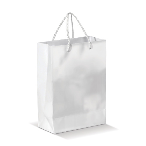 Papierowa torba mała Biały LT91511-N0001 