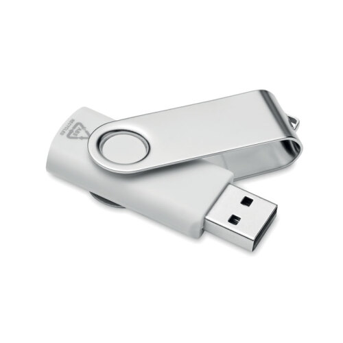 USB 16G z ABS z recyklingu     MO2080-06 biały MO2080-06-16G (1)