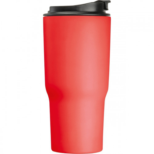 Kubek termiczny 550 ml ze stali z recyklingu DANA Czerwony 8523905 (6)