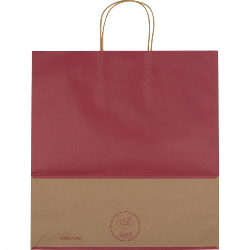 Torba papierowa duża 120 g/m2 GUS Bordowy 6181702 (2)