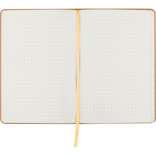 Notatnik A5 w kropki z papieru z recyklingu AGNESE Brązowy 2179901 (5)