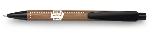 Bambusowy długopis czarny V1410-03 