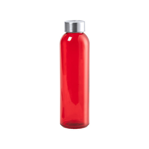 Szklana butelka sportowa 500 ml czerwony V0855-05 