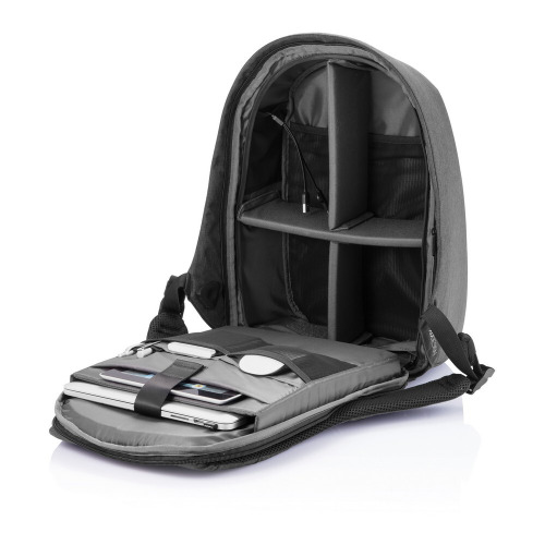 Bobby Tech plecak chroniący przed kieszonkowcami Czarny P705.251 (16)