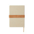 Notatnik VINGA Bosler, płótno z recyklingu Beżowy VG493-19 (1) thumbnail