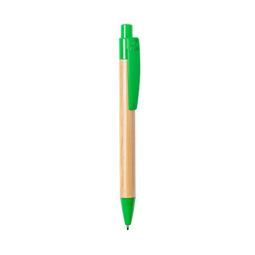 Bambusowy długopis zielony V1992-06 (1)