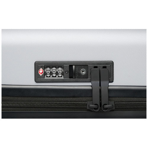 Rover twarda walizka na kółkach z tworzyw sztucznych pochodzących z recyklingu z certyfikatem GRS o wysokości 51 cm i pojemno Srebrny 13004981 (6)