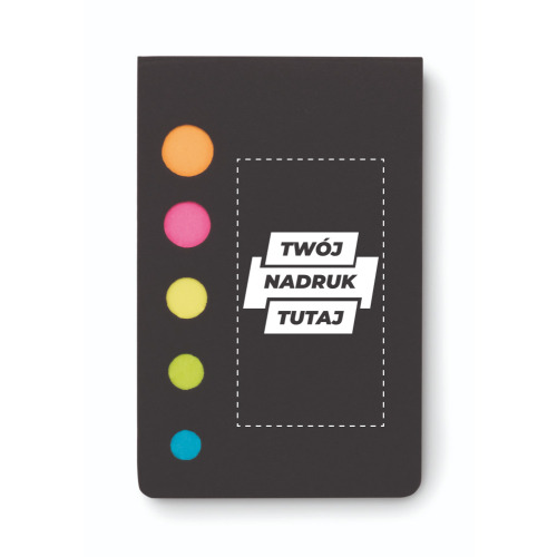 Samoprzylepne karteczki Czarny MO9036-03 