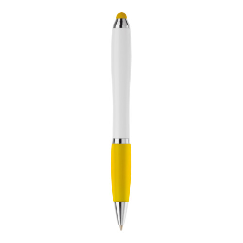 Długopis biały Hawaï stylus Biały / żółty LT80433-N0141 (4)