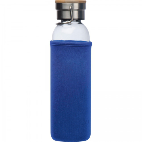 Butelka szklana z pokrowcem 600 ml RAMONA Niebieski 6318104 (5)