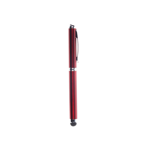 Wskaźnik laserowy, lampka LED, długopis, touch pen czerwony V3459-05 (2)