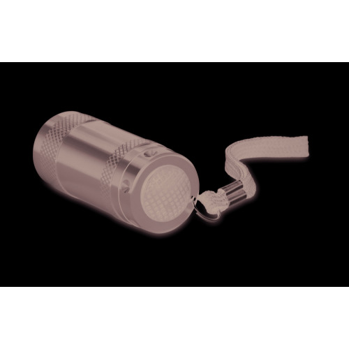 Aluminiowa mini latarka Tytanowy MO7680-18 (2)