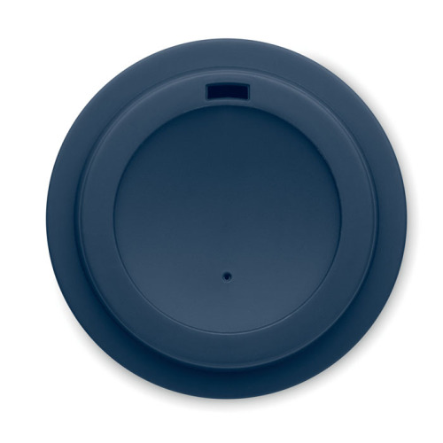 Kubek z podwójną ścianką z PP Dark navy MO6582-85 (3)